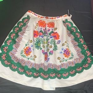 Brand new Mexican folk art print circle skirt size XL